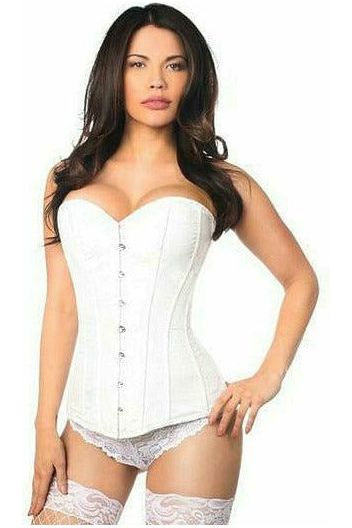 daisy beachwear Lavish White Brocade Corset