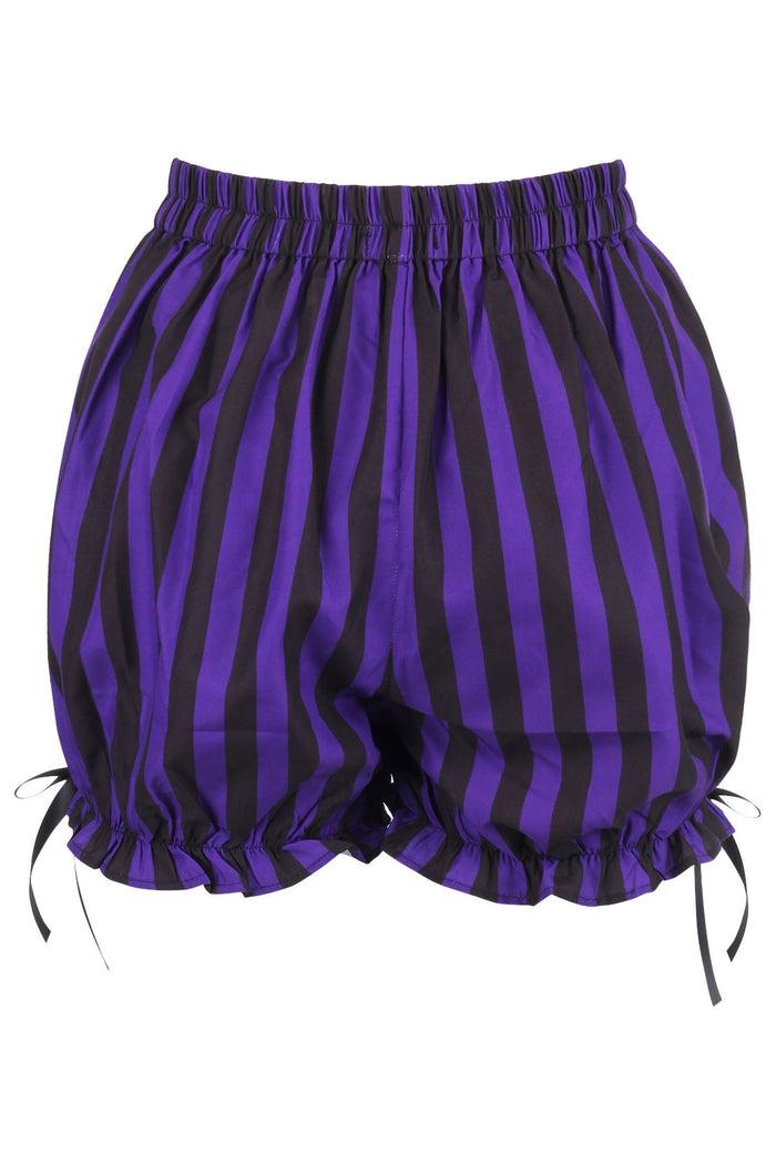 daisy beachwear Purple/Black Striped Bloomers