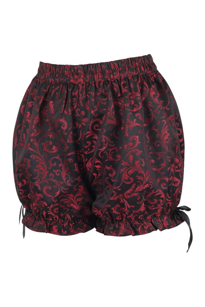 Daisy Beachwear Red/Black Brocade Bloomers