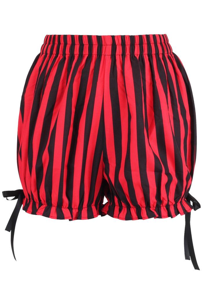 Daisy Beachwear Red/Black Striped Bloomers