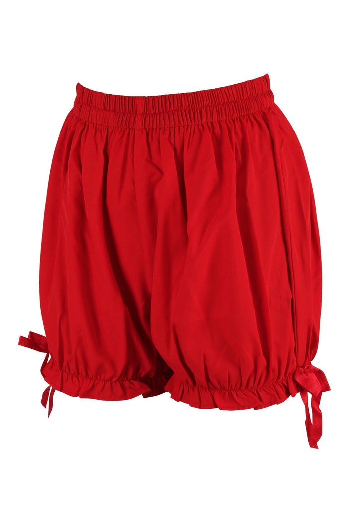 Daisy Beachwear Red Crepe Bloomers