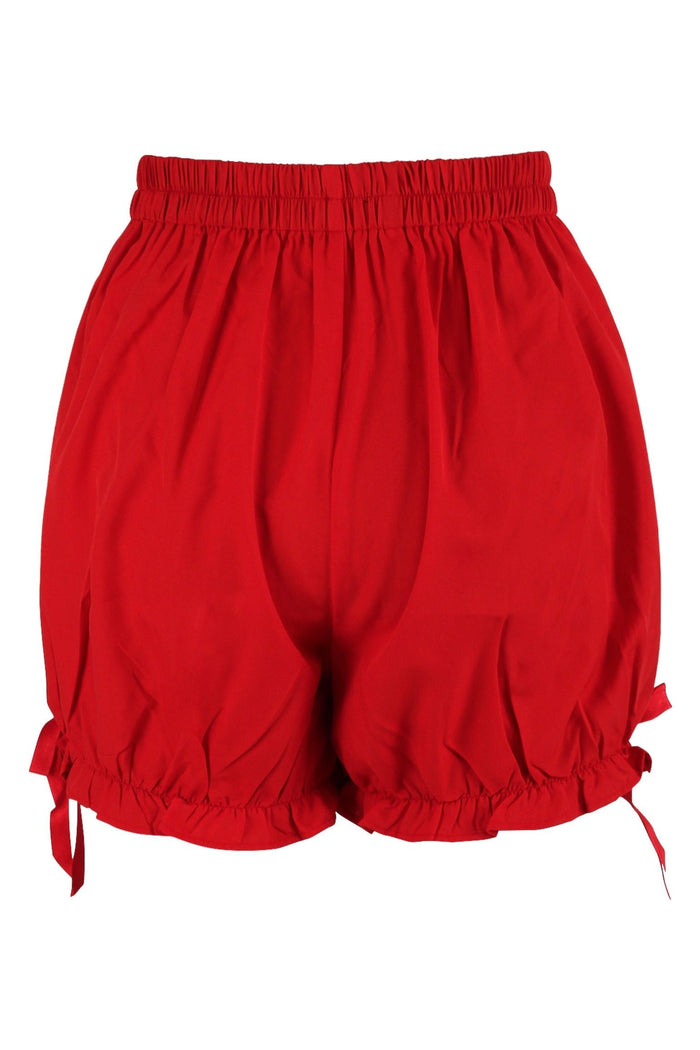 Daisy Beachwear Red Crepe Bloomers