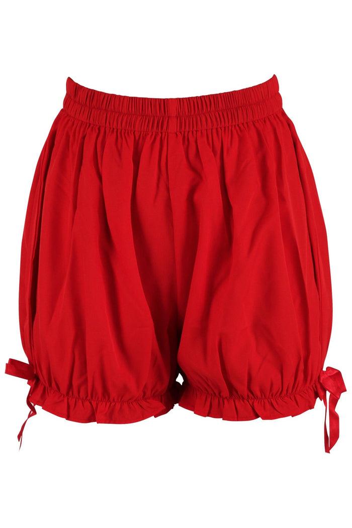 daisy beachwear Red Crepe Bloomers