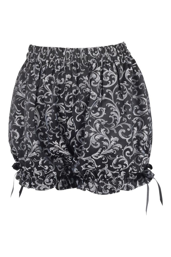Daisy Beachwear Silver/Black Brocade Bloomers
