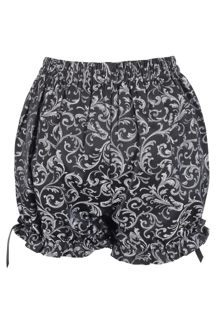 Daisy Beachwear Silver/Black Brocade Bloomers