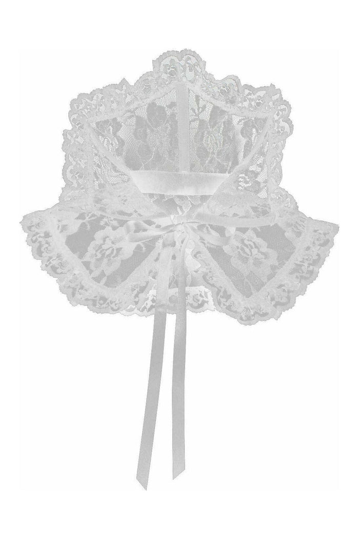 daisy beachwear White Lace Neck Collar