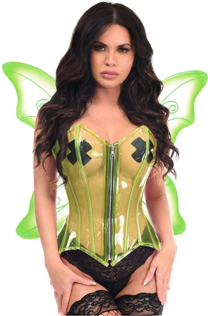 Daisy Beachwear Lavish 2 PC Green Pixie Corset Costume