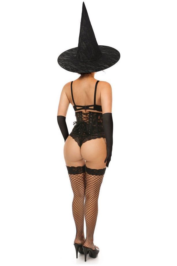 Daisy Beachwear Lavish 3 PC Daring Witch Corset Costume