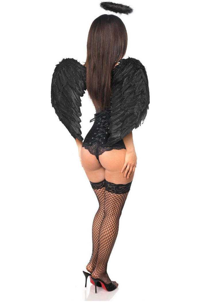 Daisy Beachwear Lavish 3 PC Dark Angel Corset Costume