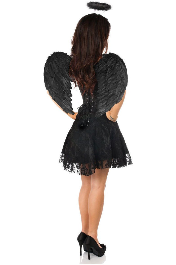 Daisy Beachwear Lavish 3 PC Dark Angel Corset Dress Costume