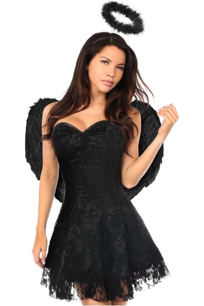 Daisy Beachwear Lavish 3 PC Dark Angel Corset Dress Costume