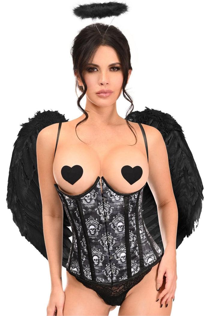 Daisy Beachwear Lavish 3 PC Gothic Dark Angel Corset Costume