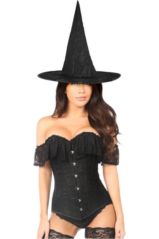 Daisy Beachwear Lavish 3 PC Premium Lace Witch Corset Costume