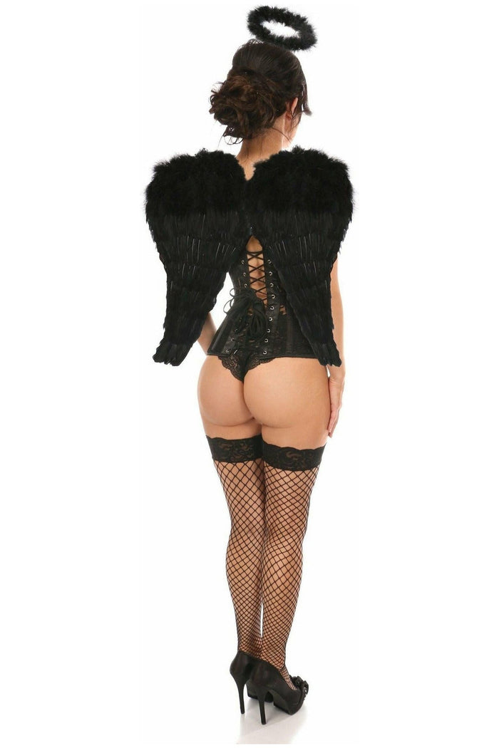 Daisy Beachwear Lavish 3 PC Sexy Daring Dark Angel Corset Costume