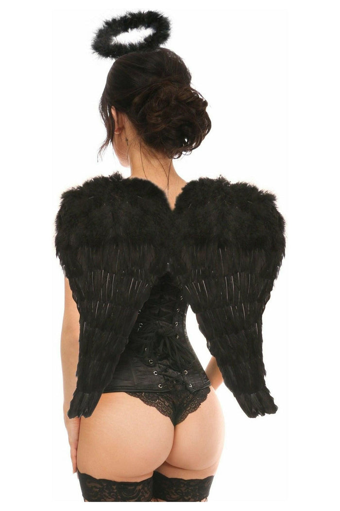 Daisy Beachwear Lavish 3 PC Sexy Midnight Angel Corset Costume