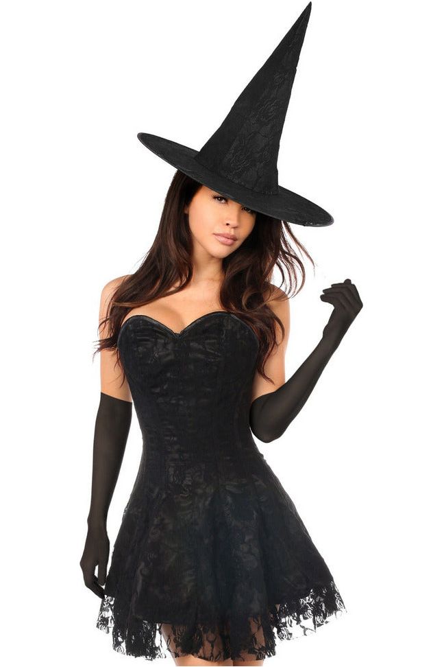Daisy Beachwear Lavish 3 PC Sultry Witch Corset Dress Costume