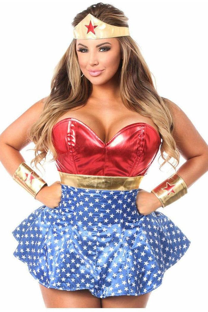 Daisy Beachwear Lavish 3 PC Superhero Corset Dress Costume