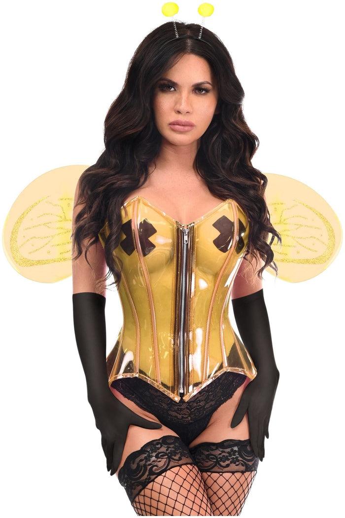 Daisy Beachwear Lavish 4 PC Clear Bee Corset Costume