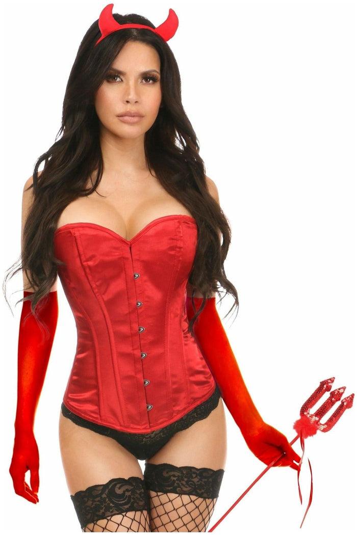 Daisy Beachwear Lavish 4 PC Daring Devil Corset Costume