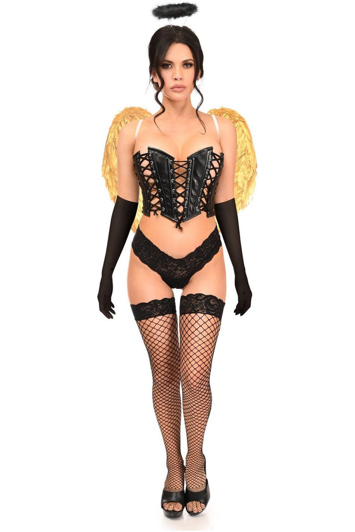 daisy beachwear Lavish 4 PC Golden Angel Corset Costume