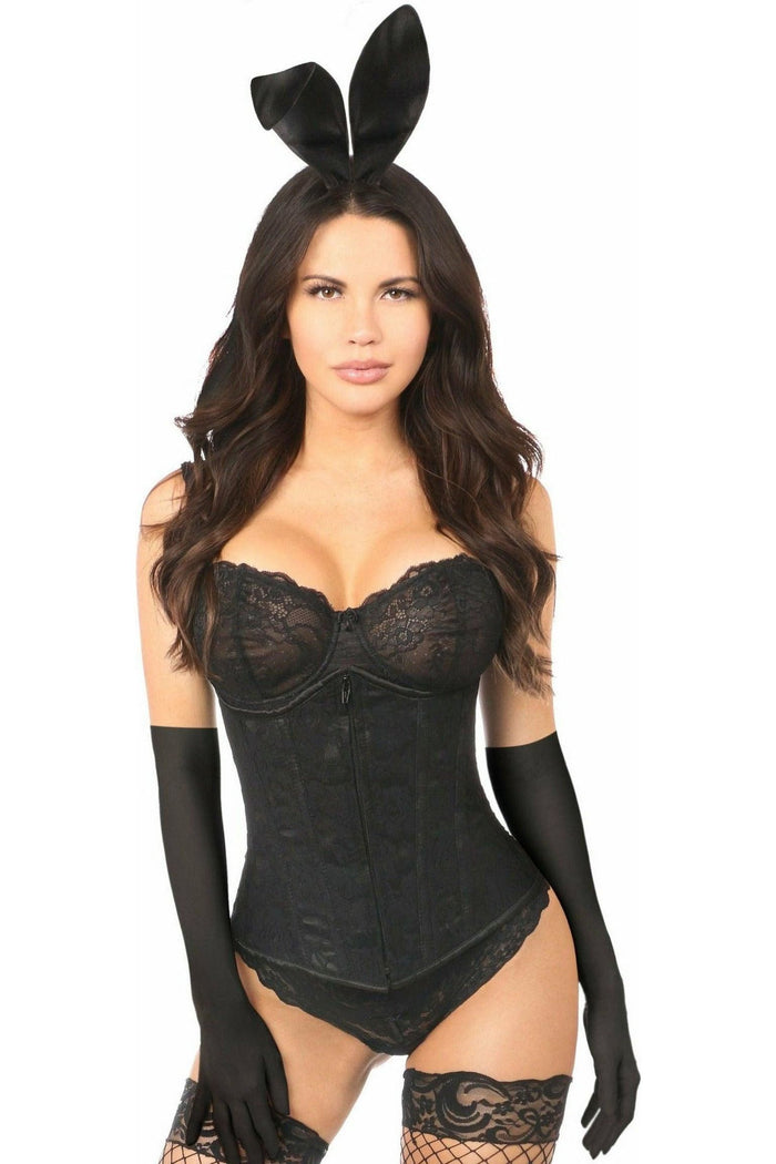 Daisy Beachwear Lavish 4 PC Lace Cincher Bunny Corset Costume