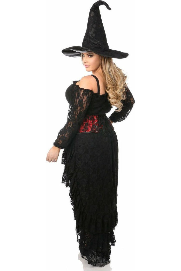 Daisy Beachwear Lavish 4 PC Lace Witch Corset Costume