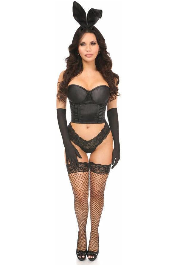 daisy beachwear Lavish 4 PC Sexy Bustier Bunny Costume