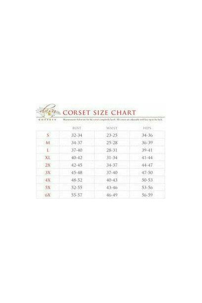 Daisy Beachwear Lavish Black Brocade Corset Belt Cincher