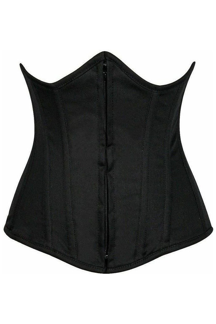 daisy beachwear Lavish Black Cotton Underbust Corset