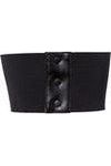 Daisy Beachwear Lavish Black W/Black Lace Overlay Corset Belt Cincher