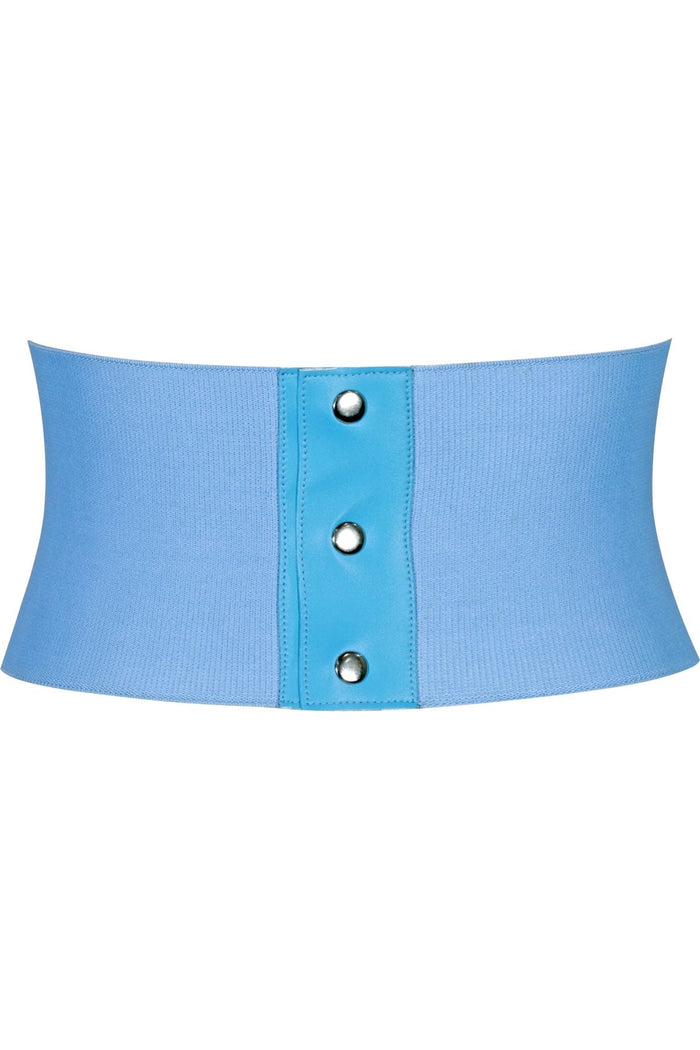 Daisy Beachwear Lavish Lt Blue Brocade Corset Belt Cincher