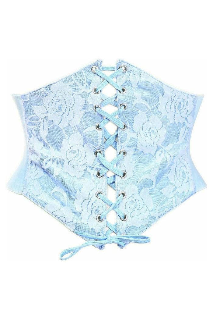 Daisy Beachwear Lavish Lt Blue Lace Corset Belt Cincher