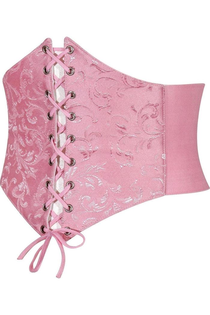 Daisy Beachwear Lavish Lt Pink Brocade Corset Belt Cincher