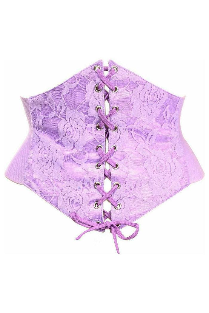 Daisy Beachwear Lavish Lt Purple Lace Corset Belt Cincher