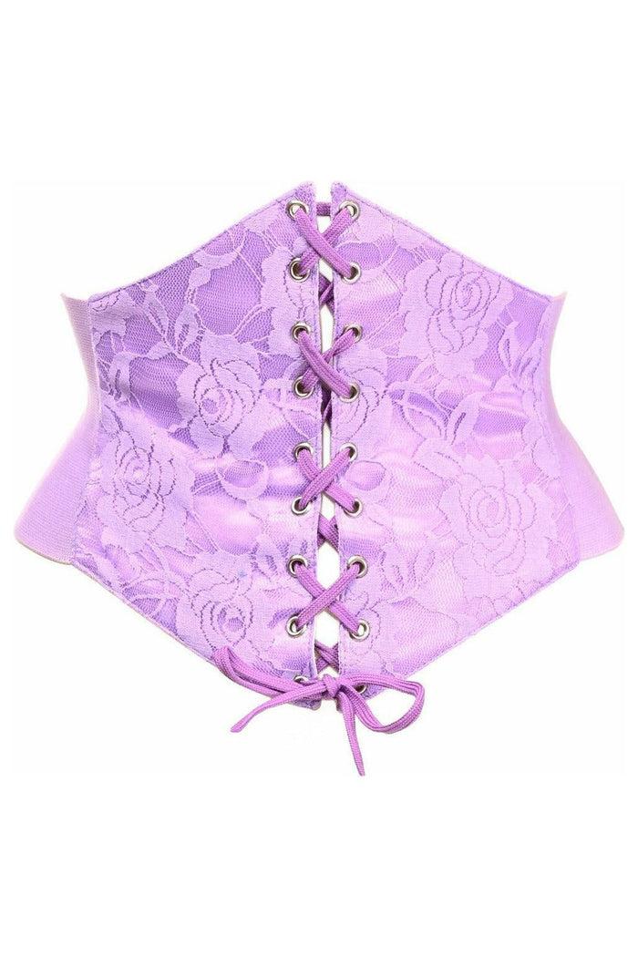 daisy beachwear Lavish Lt Purple Lace Corset Belt Cincher