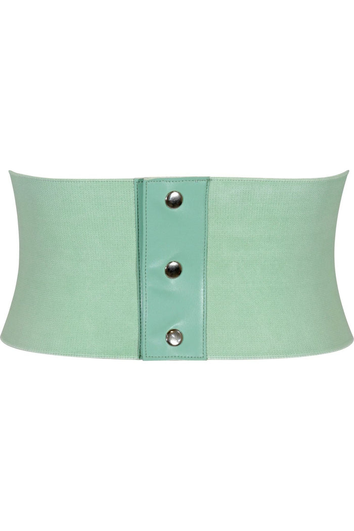 Daisy Beachwear Lavish Mint Green Brocade Corset Belt Cincher