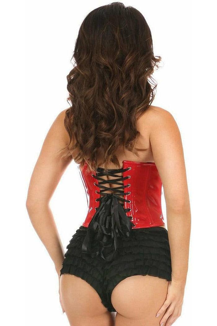 Daisy Beachwear Lavish Red Patent PVC Underwire Bustier