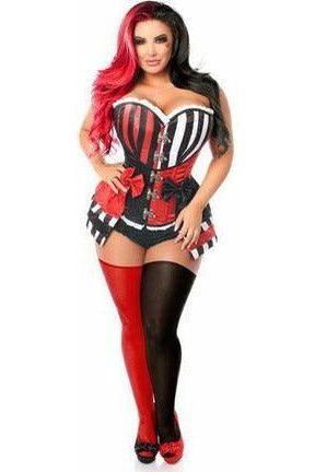 daisy beachwear Top Drawer 3 PC Jokester Villian Corset Costume