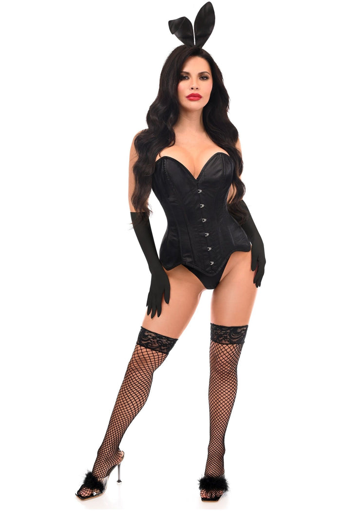 daisy beachwear Top Drawer 4 PC Classic Bunny Corset Costume