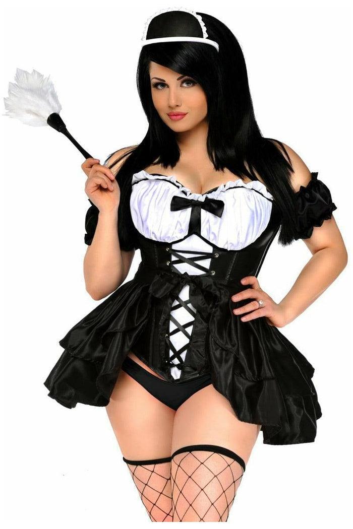 Daisy Beachwear Top Drawer 4 PC French Maid Costume