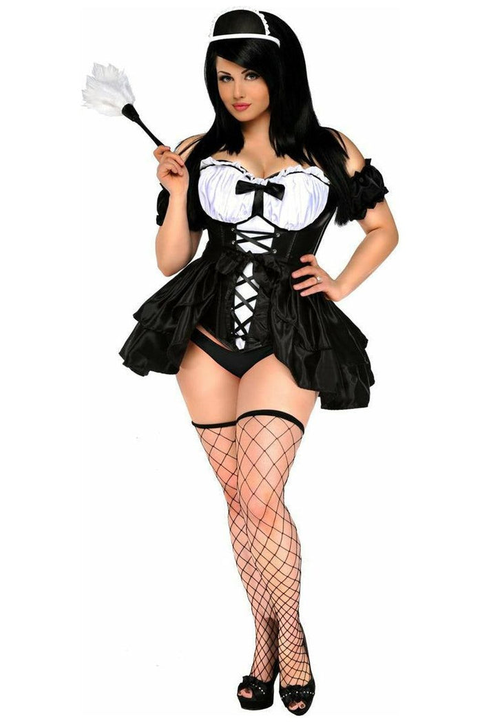 daisy beachwear Top Drawer 4 PC French Maid Costume