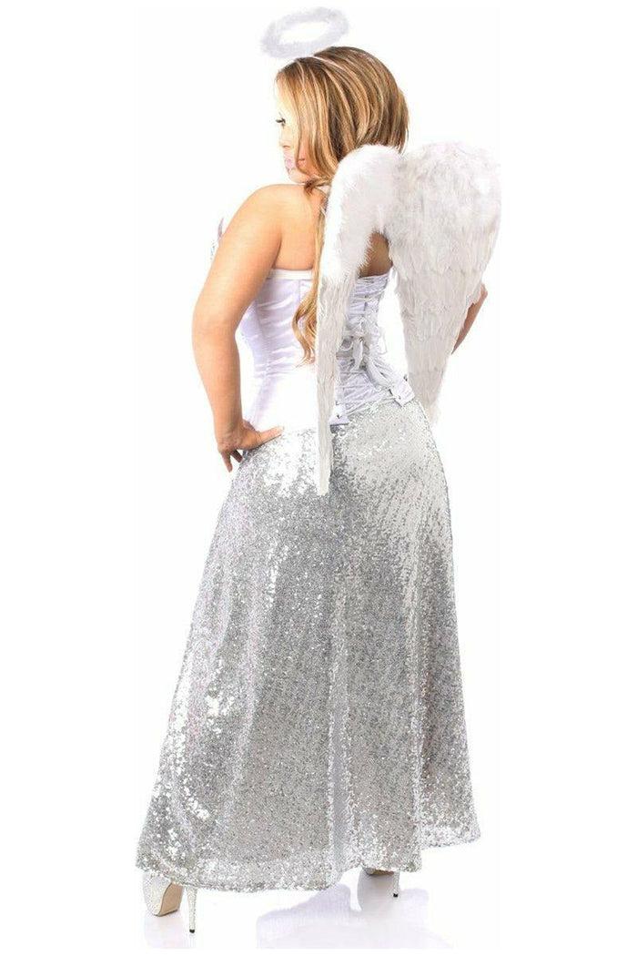 Daisy Beachwear Top Drawer 4 PC Premium Sequin Angelic Corset Costume