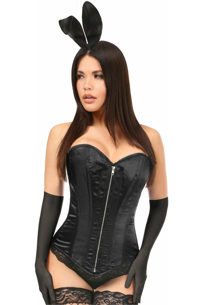 Daisy Beachwear Top Drawer 4 PC Satin Bunny Corset Costume