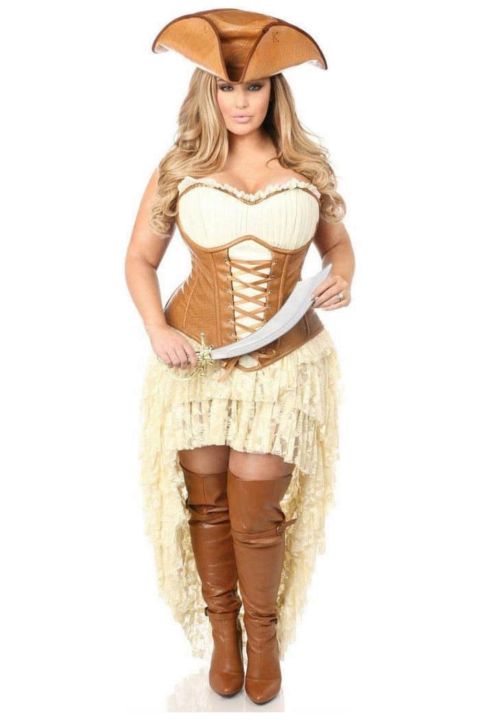 daisy beachwear Top Drawer 4 PC Sexy Pirate Corset Costume