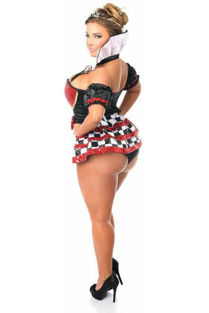 Daisy Beachwear Top Drawer 6 PC Royal Red Queen Corset Costume