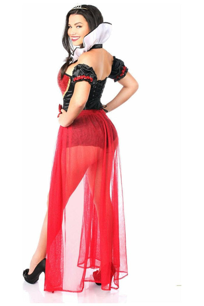 Daisy Beachwear Top Drawer 6 PC Sexy Fairytale Red Queen Costume