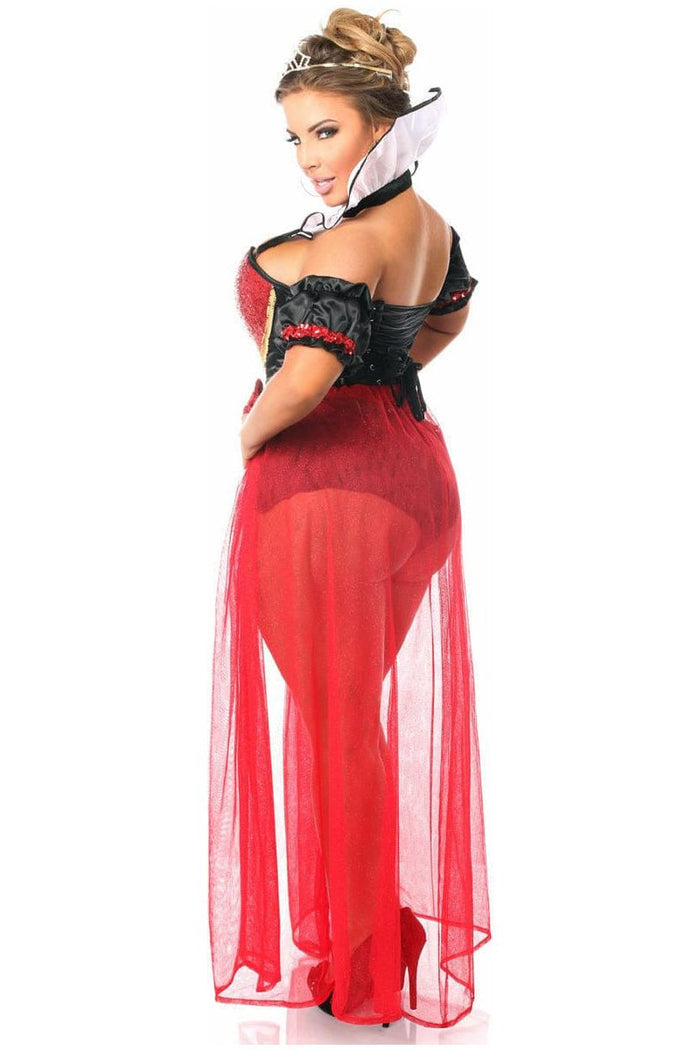 Daisy Beachwear Top Drawer 6 PC Sexy Fairytale Red Queen Costume