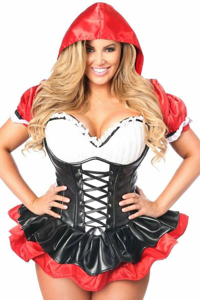 Daisy Beachwear Top Drawer Premium Red Riding Hood Corset Dress Costume