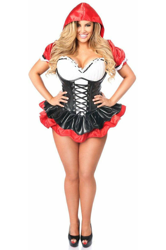 daisy beachwear Top Drawer Premium Red Riding Hood Corset Dress Costume