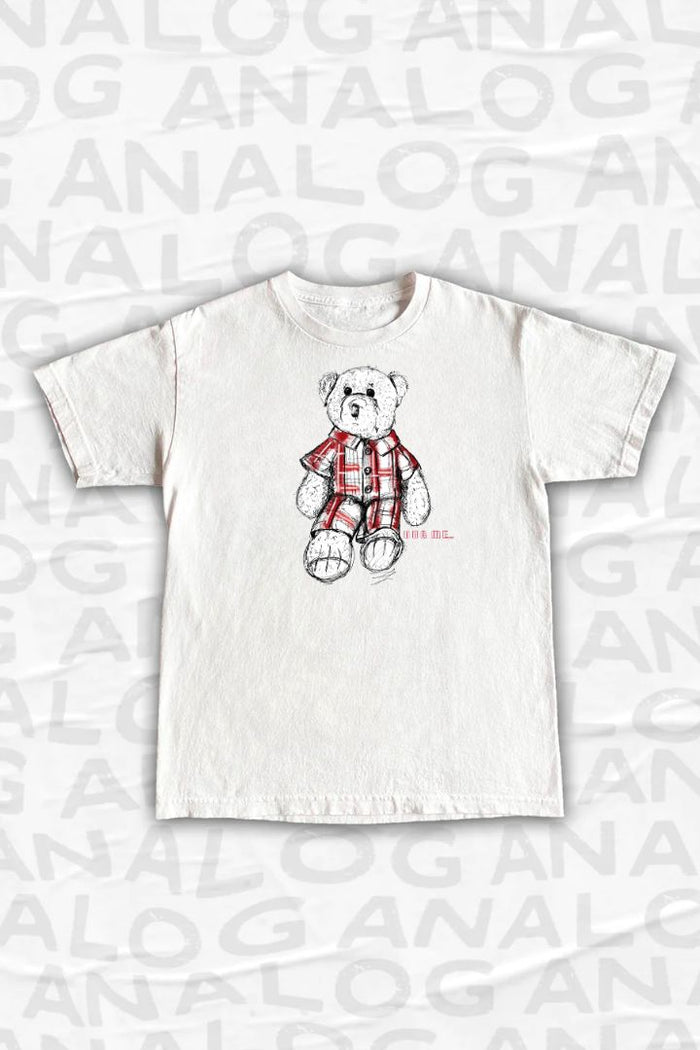 daisy street ANALOG HUG A BEAR DAY COLLECTION: HUG ME TEDDY RELAXED T-SHIRT